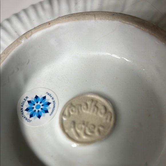 Jonathan Adler white vintage Vitalia bowl . - Picture 2 of 3